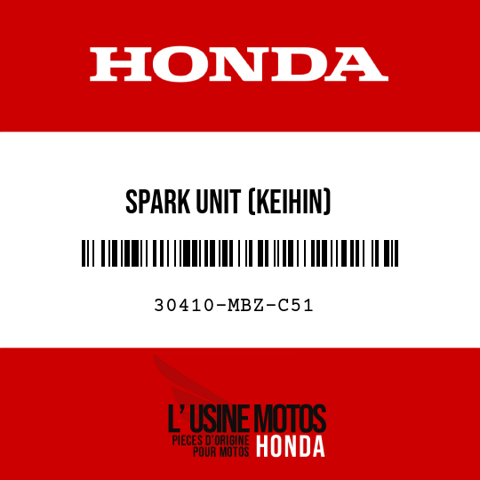 image de 30410-MBZ-C51 SPARK UNIT (KEIHIN)