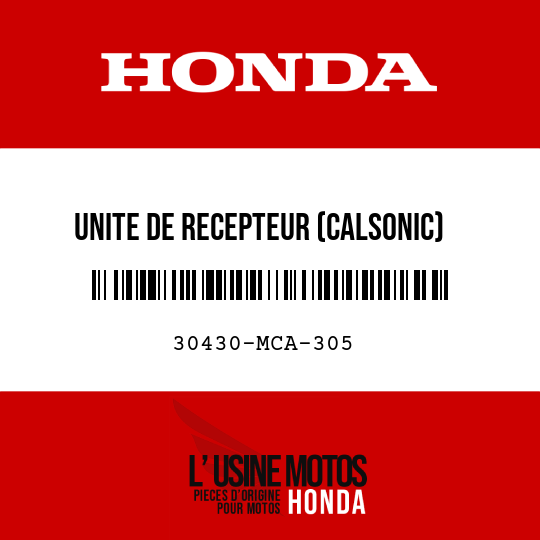 image de 30430-MCA-305 UNITE DE RECEPTEUR (CALSONIC)