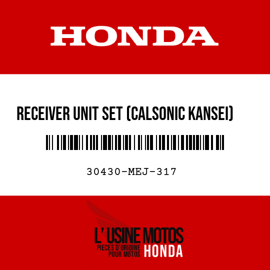 image de 30430-MEJ-317 RECEIVER UNIT SET (CALSONIC KANSEI)