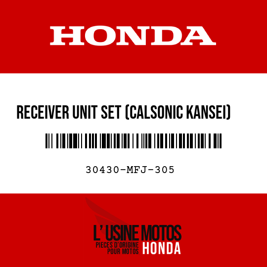 image de 30430-MFJ-305 RECEIVER UNIT SET (CALSONIC KANSEI)