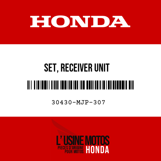 image de 30430-MJP-307 SET, RECEIVER UNIT