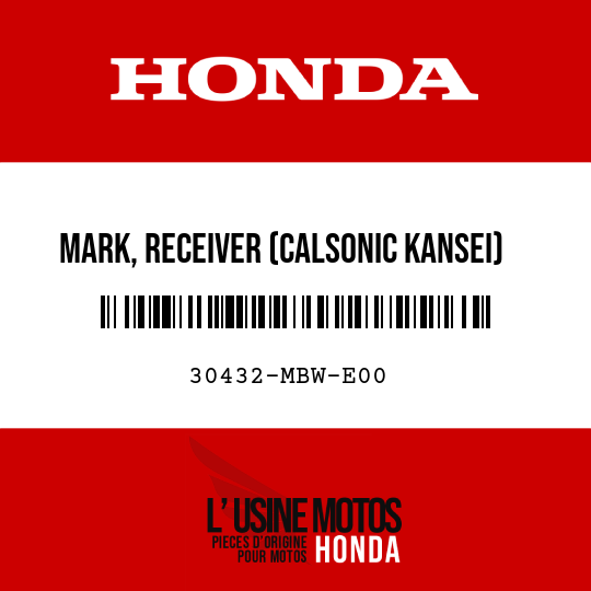image de 30432-MBW-E00 MARK, RECEIVER (CALSONIC KANSEI)