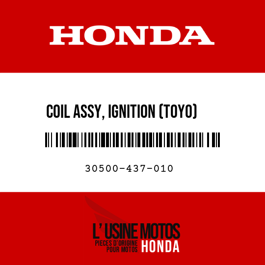image de 30500-437-010 COIL ASSY, IGNITION (TOYO)