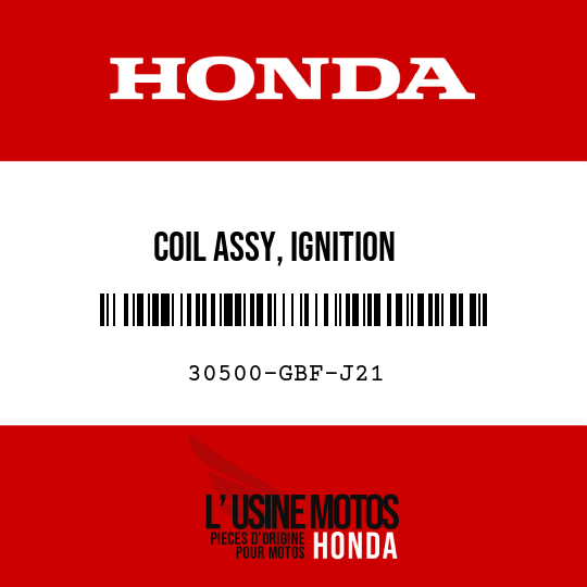 image de 30500-GBF-J21 COIL ASSY, IGNITION
