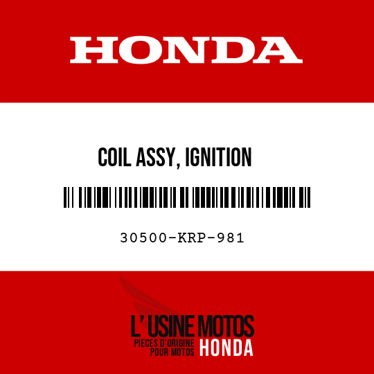 image de 30500-KRP-981 COIL ASSY, IGNITION
