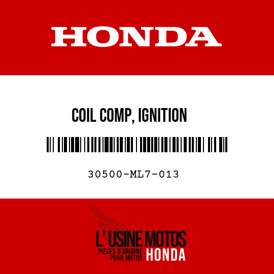 image de 30500-ML7-013 COIL COMP, IGNITION