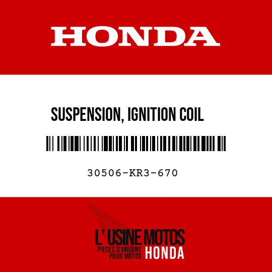 image de 30506-KR3-670 SUSPENSION, IGNITION COIL