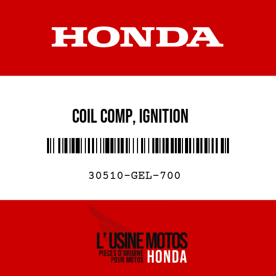 image de 30510-GEL-700 COIL COMP, IGNITION