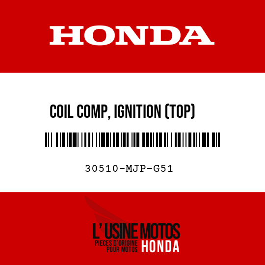 image de 30510-MJP-G51 COIL COMP, IGNITION (TOP)