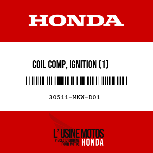 image de 30511-MKW-D01 COIL COMP, IGNITION (1)