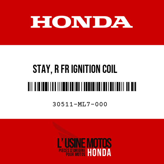 image de 30511-ML7-000 STAY, R FR IGNITION COIL