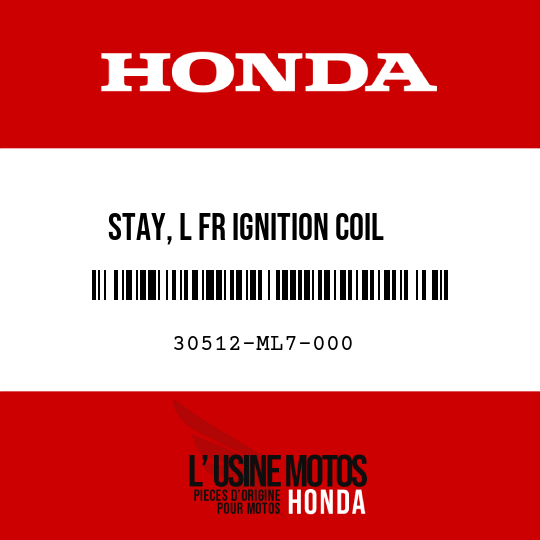 image de 30512-ML7-000 STAY, L FR IGNITION COIL