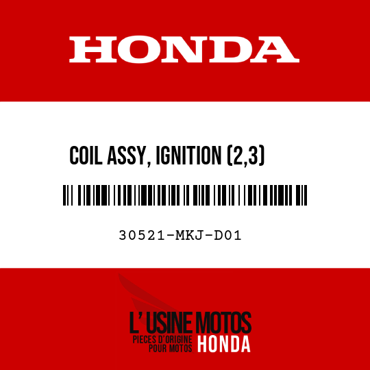 image de 30521-MKJ-D01 COIL ASSY, IGNITION (2,3)