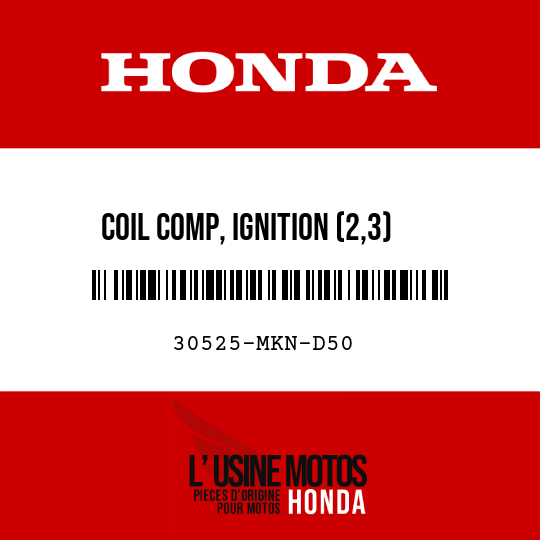 image de 30525-MKN-D50 COIL COMP, IGNITION (2,3)