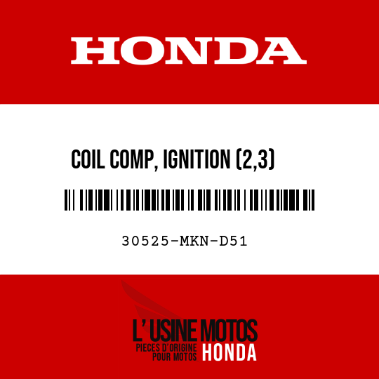 image de 30525-MKN-D51 COIL COMP, IGNITION (2,3)