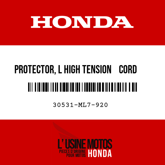 image de 30531-ML7-920 PROTECTOR, L HIGH TENSION    CORD