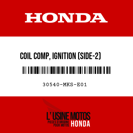 image de 30540-MKS-E01 COIL COMP, IGNITION (SIDE-2)