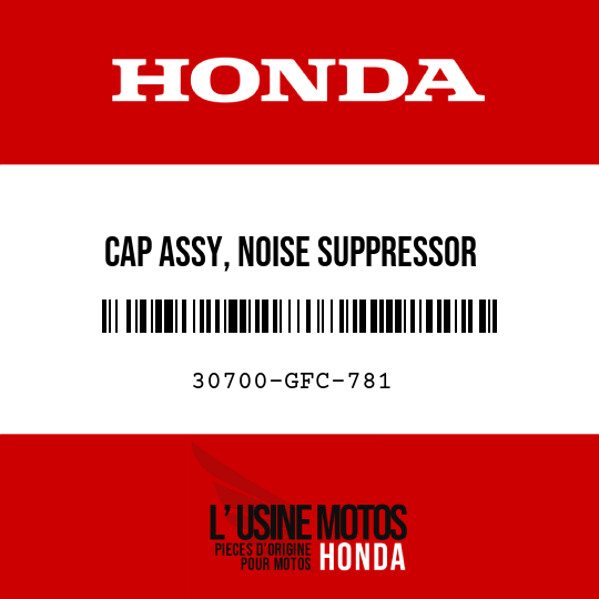 image de 30700-GFC-781 CAP ASSY, NOISE SUPPRESSOR