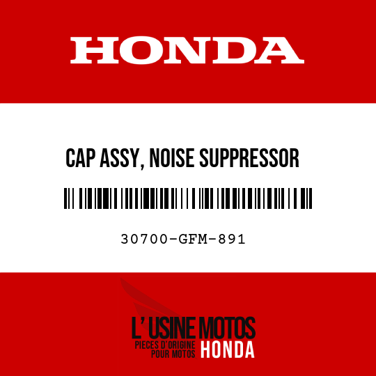 image de 30700-GFM-891 CAP ASSY, NOISE SUPPRESSOR