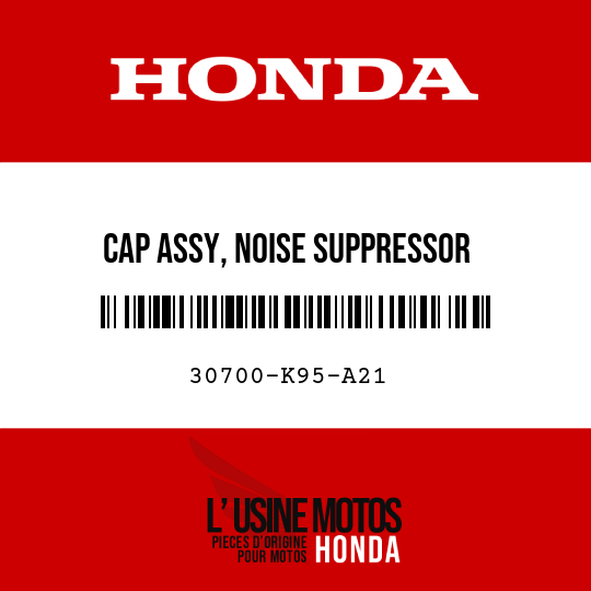 image de 30700-K95-A21 CAP ASSY, NOISE SUPPRESSOR