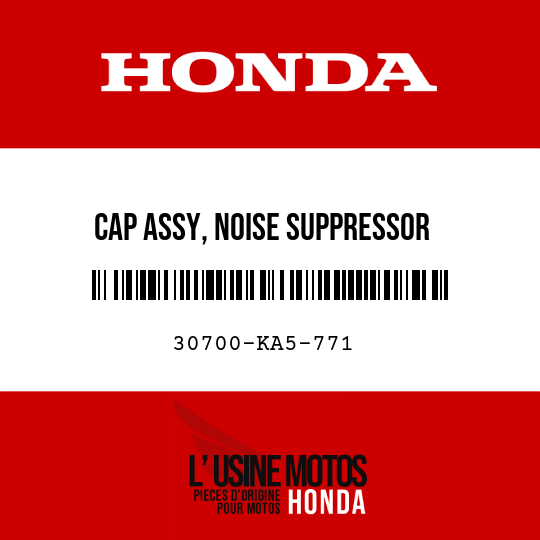 image de 30700-KA5-771 CAP ASSY, NOISE SUPPRESSOR
