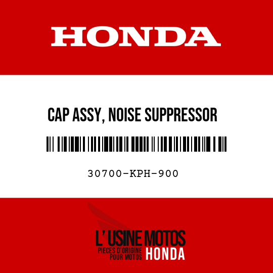 image de 30700-KPH-900 CAP ASSY, NOISE SUPPRESSOR