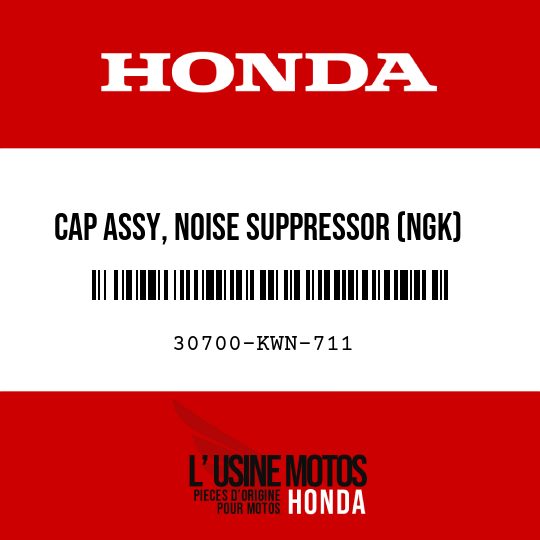 image de 30700-KWN-711 CAP ASSY, NOISE SUPPRESSOR (NGK)