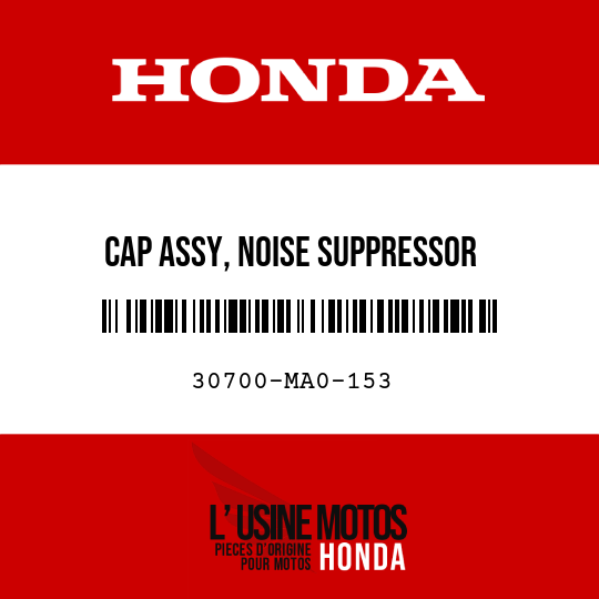 image de 30700-MA0-153 CAP ASSY, NOISE SUPPRESSOR