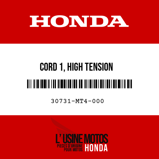 image de 30731-MT4-000 CORD 1, HIGH TENSION
