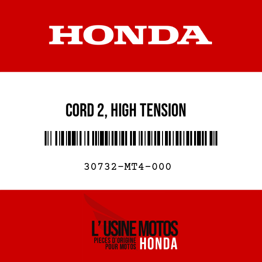 image de 30732-MT4-000 CORD 2, HIGH TENSION