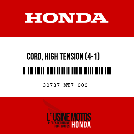 image de 30737-MT7-000 CORD, HIGH TENSION (4-1)