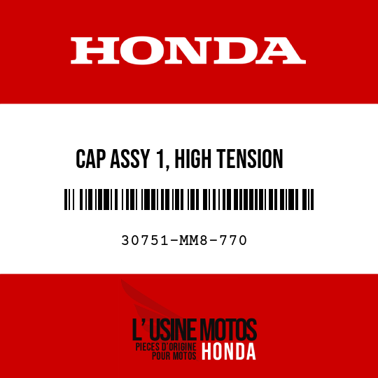 image de 30751-MM8-770 CAP ASSY 1, HIGH TENSION
