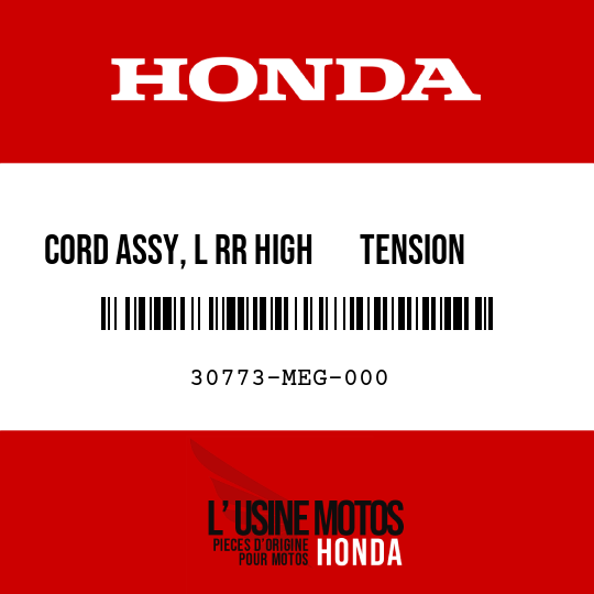 image de 30773-MEG-000 CORD ASSY, L RR HIGH       TENSION