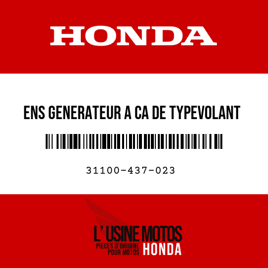 image de 31100-437-023 ENS GENERATEUR A CA DE TYPEVOLANT (KOKUSAN)