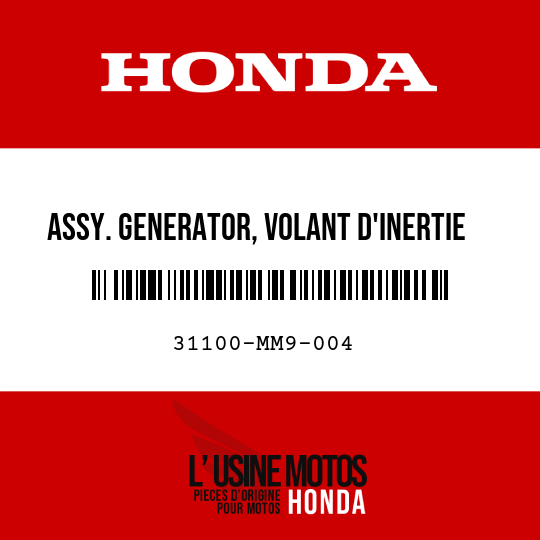 image de 31100-MM9-004 ASSY. GENERATOR, VOLANT D'INERTIE TYPE CA