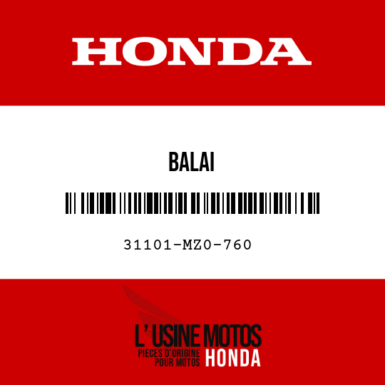 image de 31101-MZ0-760 BALAI