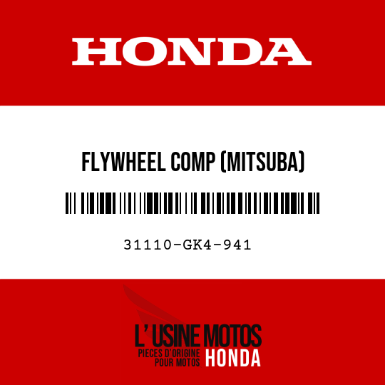 image de 31110-GK4-941 FLYWHEEL COMP (MITSUBA)