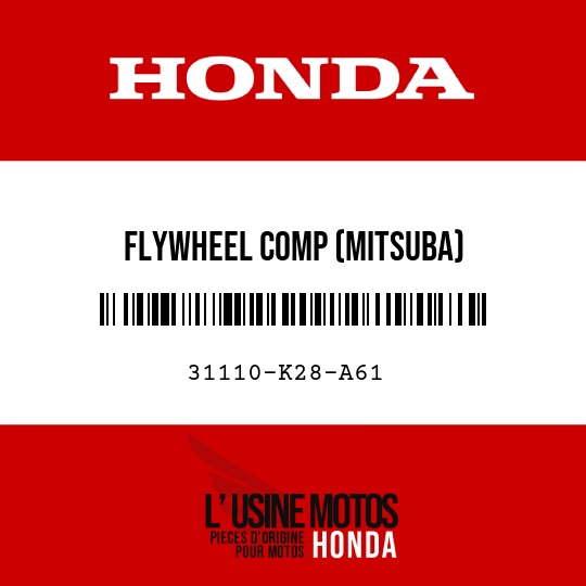 image de 31110-K28-A61 FLYWHEEL COMP (MITSUBA)