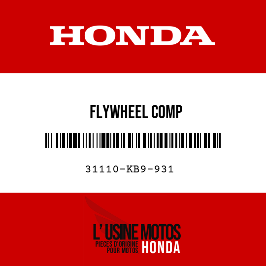 image de 31110-KB9-931 FLYWHEEL COMP