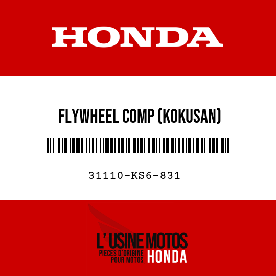 image de 31110-KS6-831 FLYWHEEL COMP (KOKUSAN)