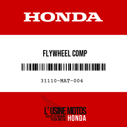 image de 31110-MAT-004 FLYWHEEL COMP
