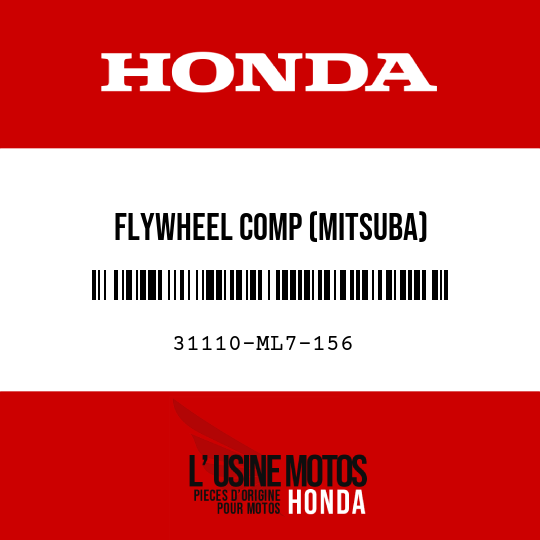 image de 31110-ML7-156 FLYWHEEL COMP (MITSUBA)
