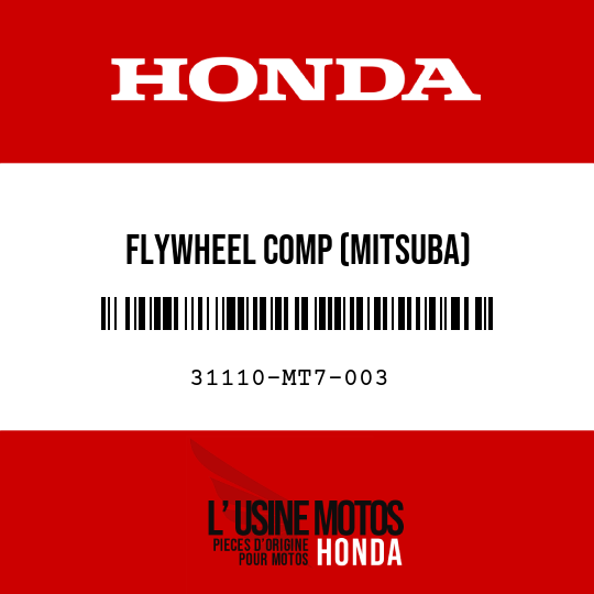 image de 31110-MT7-003 FLYWHEEL COMP (MITSUBA)