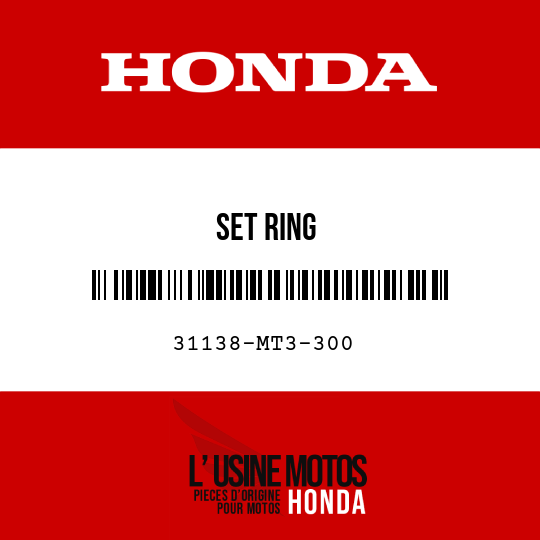 image de 31138-MT3-300 SET RING