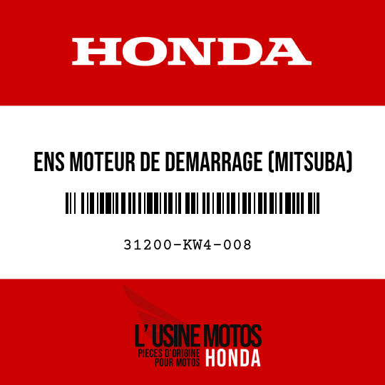 image de 31200-KW4-008 ENS MOTEUR DE DEMARRAGE (MITSUBA)