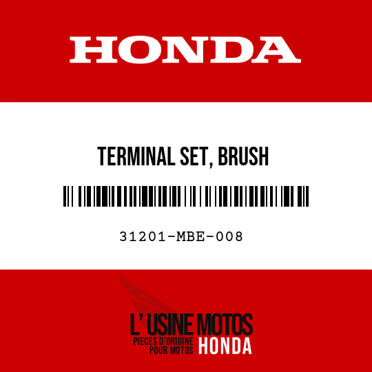 image de 31201-MBE-008 TERMINAL SET, BRUSH