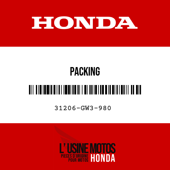 image de 31206-GW3-980 PACKING