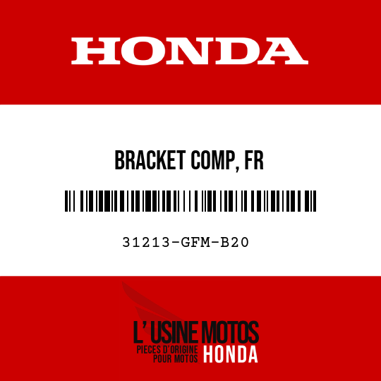 image de 31213-GFM-B20 BRACKET COMP, FR