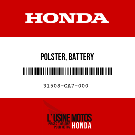 image de 31508-GA7-000 POLSTER, BATTERY