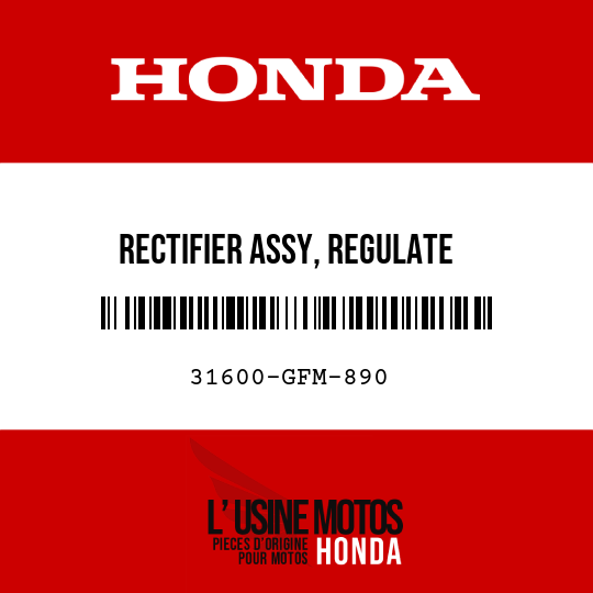 image de 31600-GFM-890 RECTIFIER ASSY, REGULATE